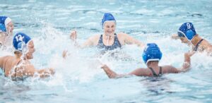 Water,Polo,,Woman,Team,And,Pool,For,Celebration,,Game,Or